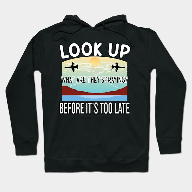 CLIMATE CHANGE BEGAN AS WEATHER MODIFICATION IN THE 1930s AND EVOLVED INTO GEOENGINEERING Hoodie by KathyNoNoise